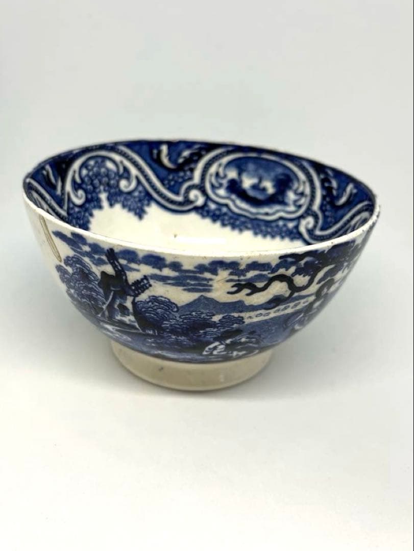 【オランダ銅版小鉢】染付人物風景文小鉢(デルフト）18世紀後半〜19世紀前半頃 Amazon.co.jp: オランダ銅版小鉢染付人物風景文小鉢(デルフトか？) 18