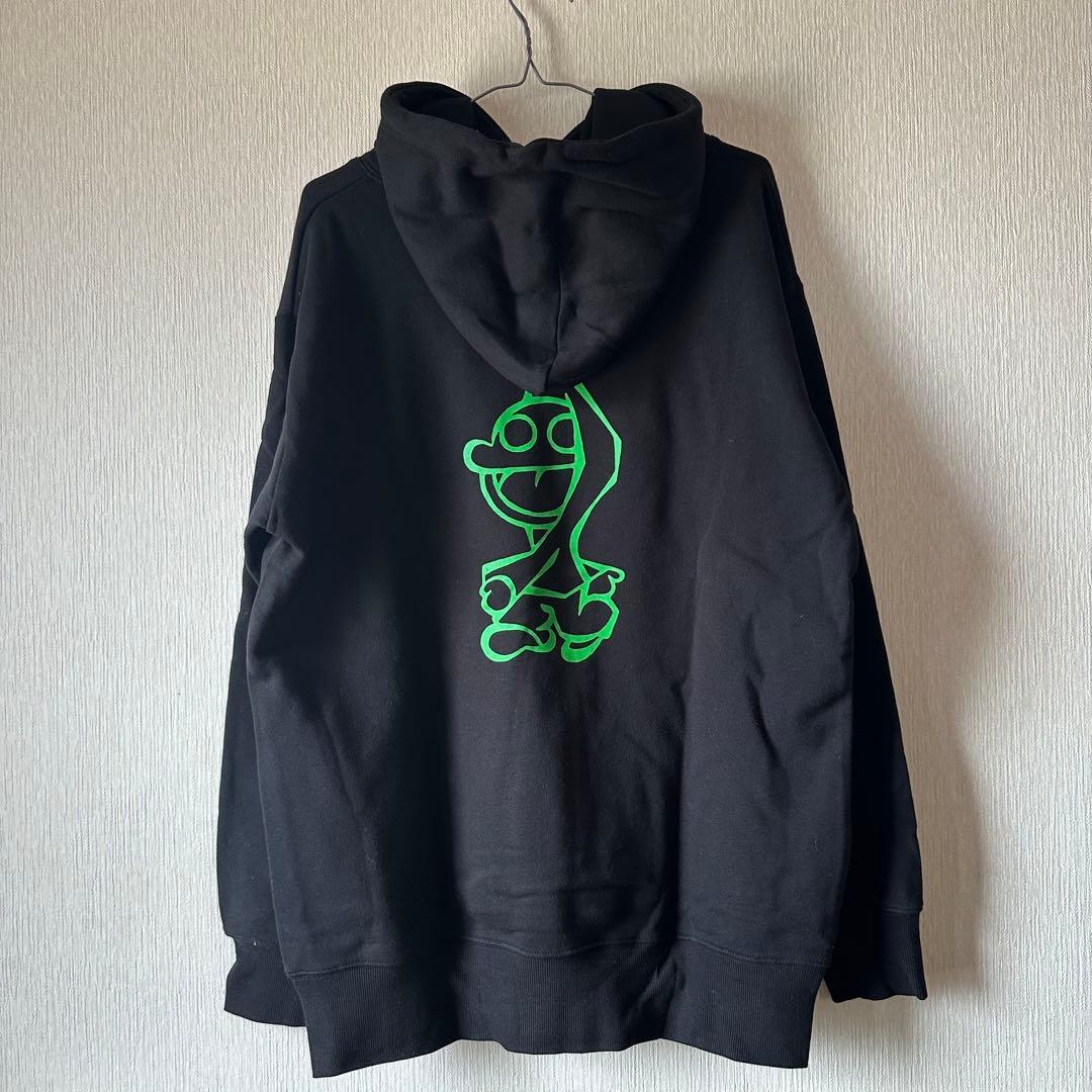 値下げ不可】[ALEXANDROS] パーカー 黒 ドロスくん Lサイズ - メルカリ