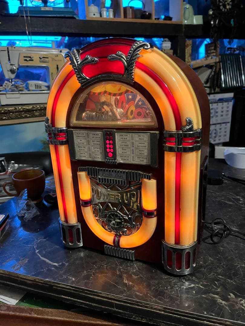 ジュークボックス ラジオ 昭和レトロ ジュークボックス ラジオ感度良好