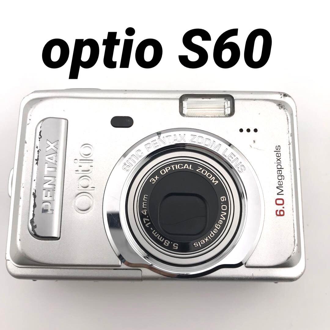 SDカード、リーダー付【動作確認済】ペンタックスPENTAX OPTIO S60
