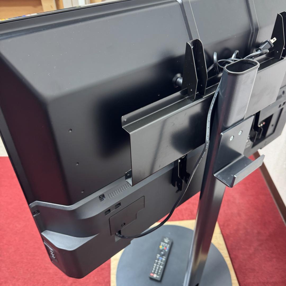 東京23区送料無料 美品フナイ液晶カラーテレビ 2022年製43型 スタンド