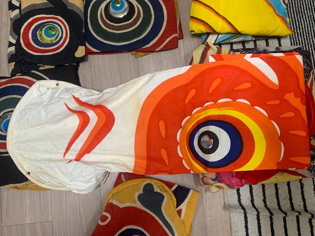 鯉のぼり まとめセット 金太郎付き 綿 使用品 こいのぼり - メルカリ