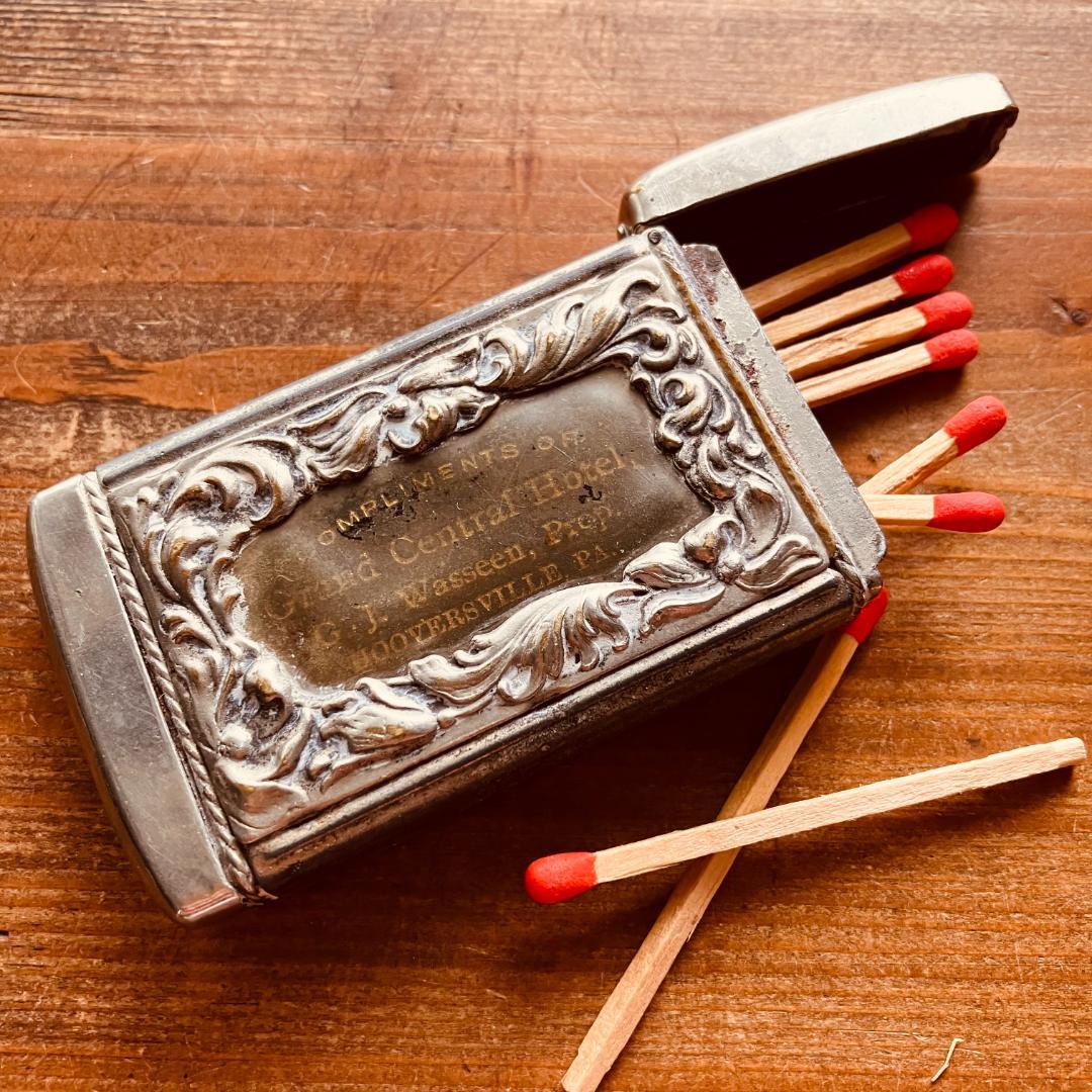 USAマッチケース／1910s antique／アメリカ／Match Safe - メルカリ