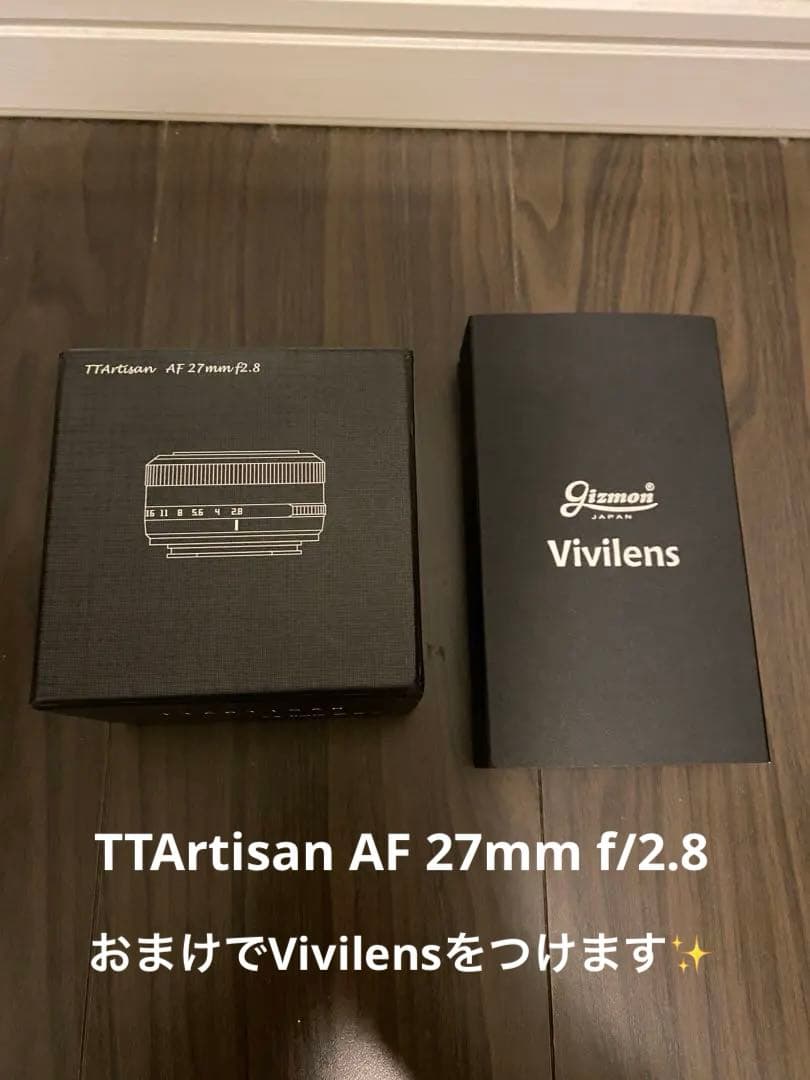 【Xマウント】TTArtisan AF 27mm f/2.8【おまけ付き】 銘匠光学 TTArtisan｢AF 27mm f/2.8｣富士フイルムXマウントの新色