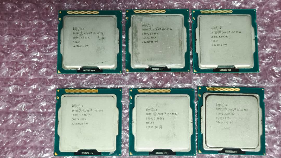 core i7 3770K 6個 まとめ売り動作確認済み 楽天市場】core i7-3770k 中古の通販
