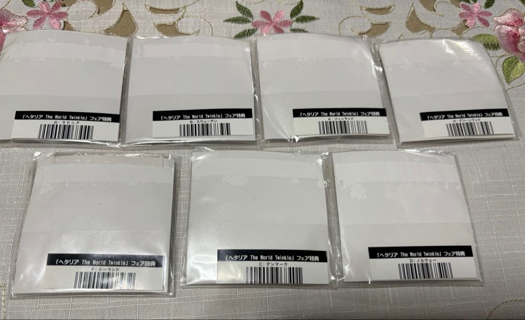 ヘタリア フェア特典 缶バッジ 7個 北欧 アニメイト - メルカリ