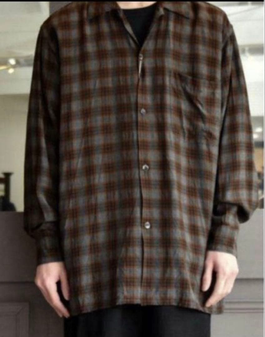 u*o様 comoli 19ss レーヨンオープンカラーシャツ COMOLI 19SS レーヨンオープンカラーシャツ : acoustics harvest