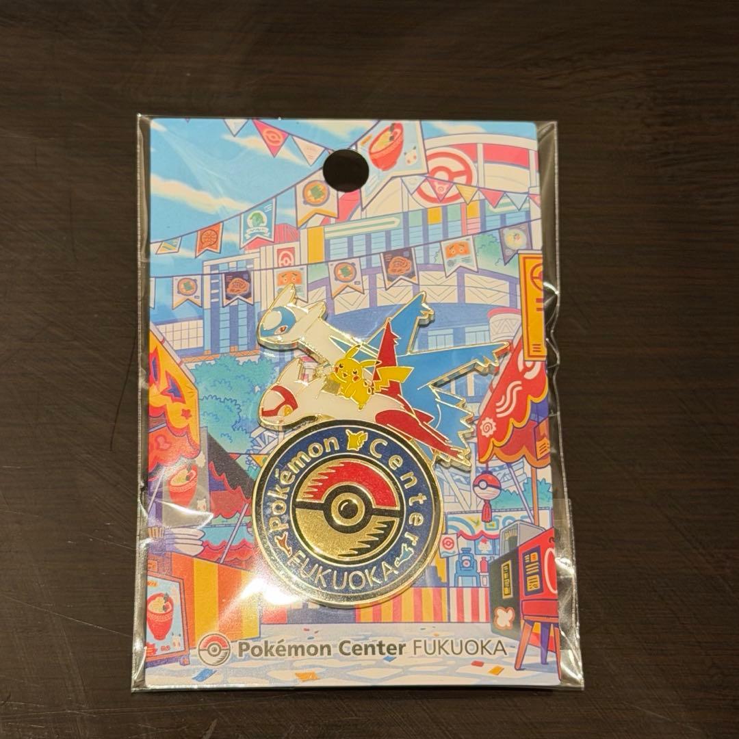 ポケモンセンター 福岡 ロゴバッジ ラティアス ラティオス ピカチュウ