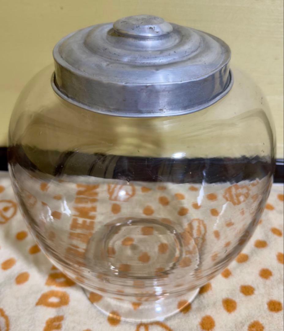 昭和レトロ アンティーク ガラス瓶 駄菓子屋 駄菓子屋 ガラス瓶 菓子瓶 昭和レトロ | アンティーク家具と喫茶