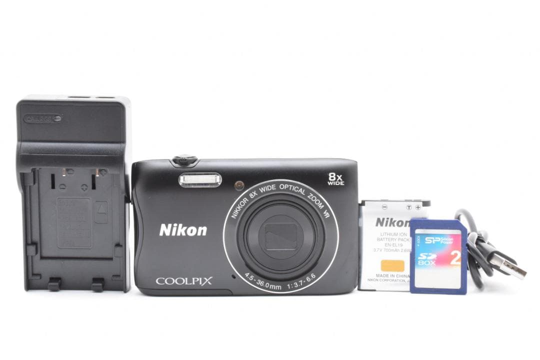 ★超美品★ Nikon COOLPIX S3700 #20209 Amazon.com : Nikon COOLPIX S3700 20MP Digital Camera with 8x