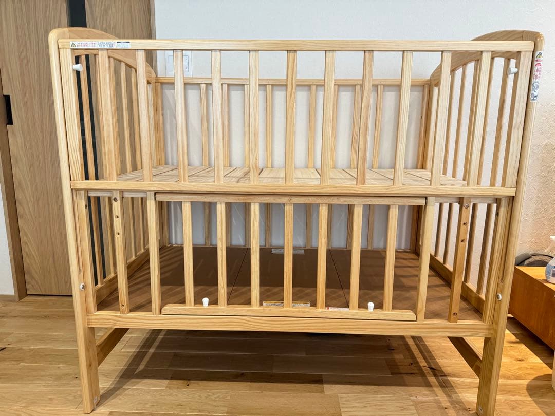 KATOJI ベビーベッド　ハイタイプ　説明書工具付き KATOJI ベビーベッド ハイタイプ 説明書工具付きカトージ ベビーベッド