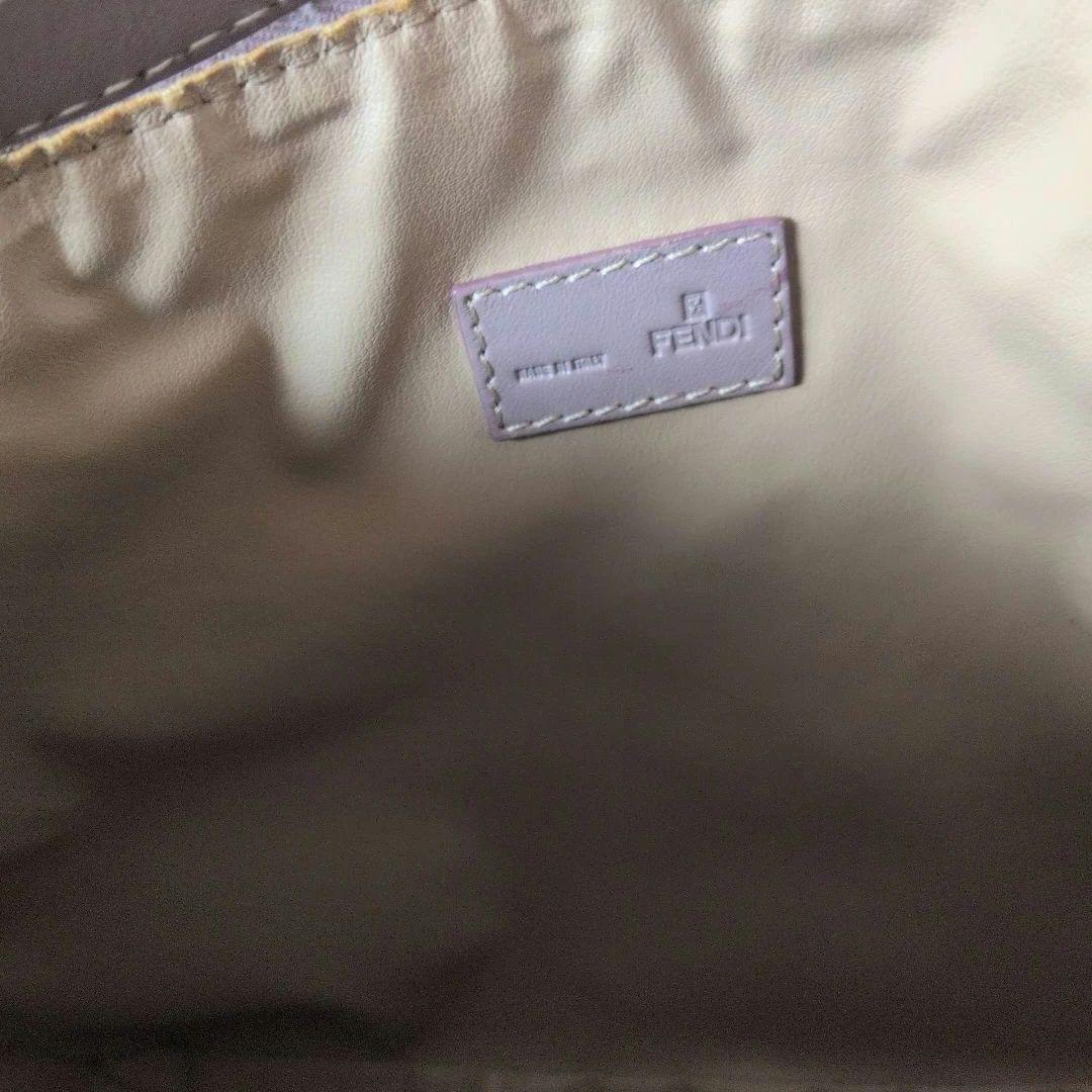Fendi ズッキーノ ミニハンドバッグ ラベンダー8N0005フェンディ