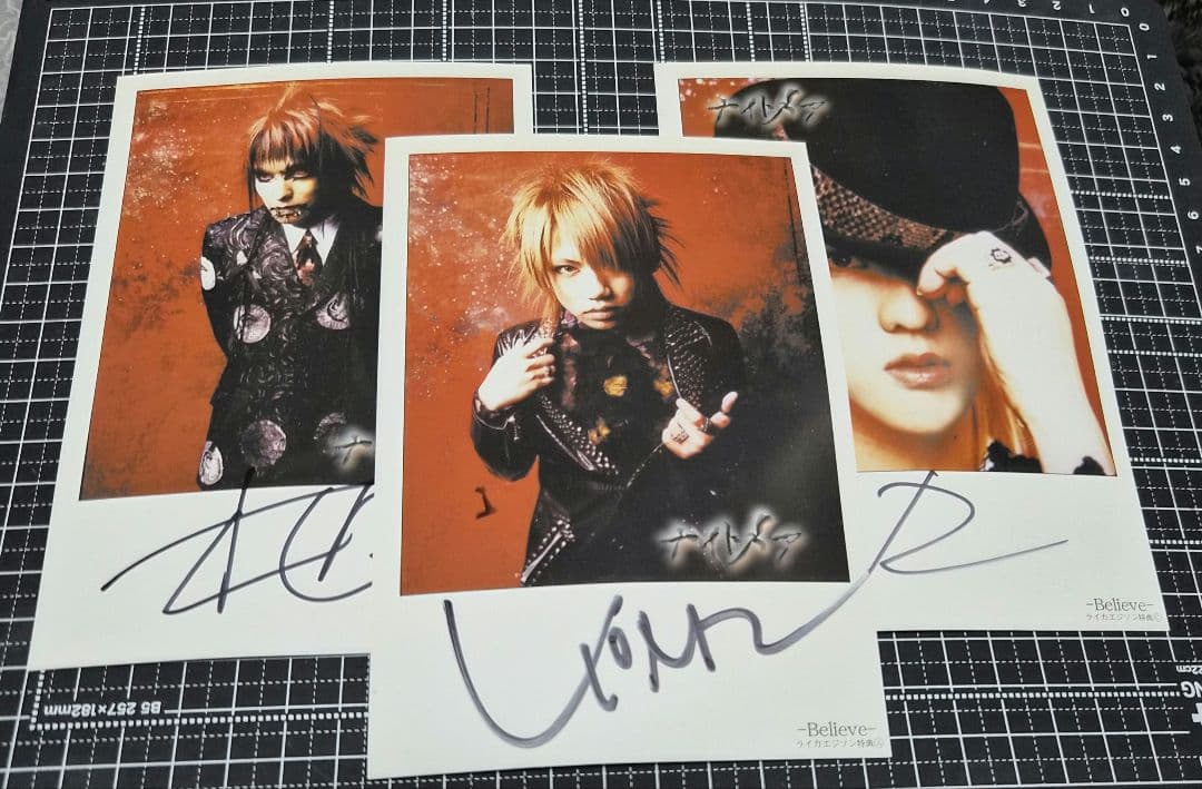 ナイトメア　サイン入りカード　3種 Nightmare ナイトメア バンド サイン入りポスター - メルカリ