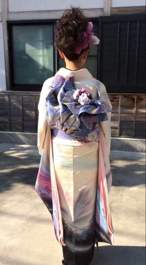 成人式 振袖 フルセット】正絹 孔雀 秋山庄太郎デザイン - メルカリ