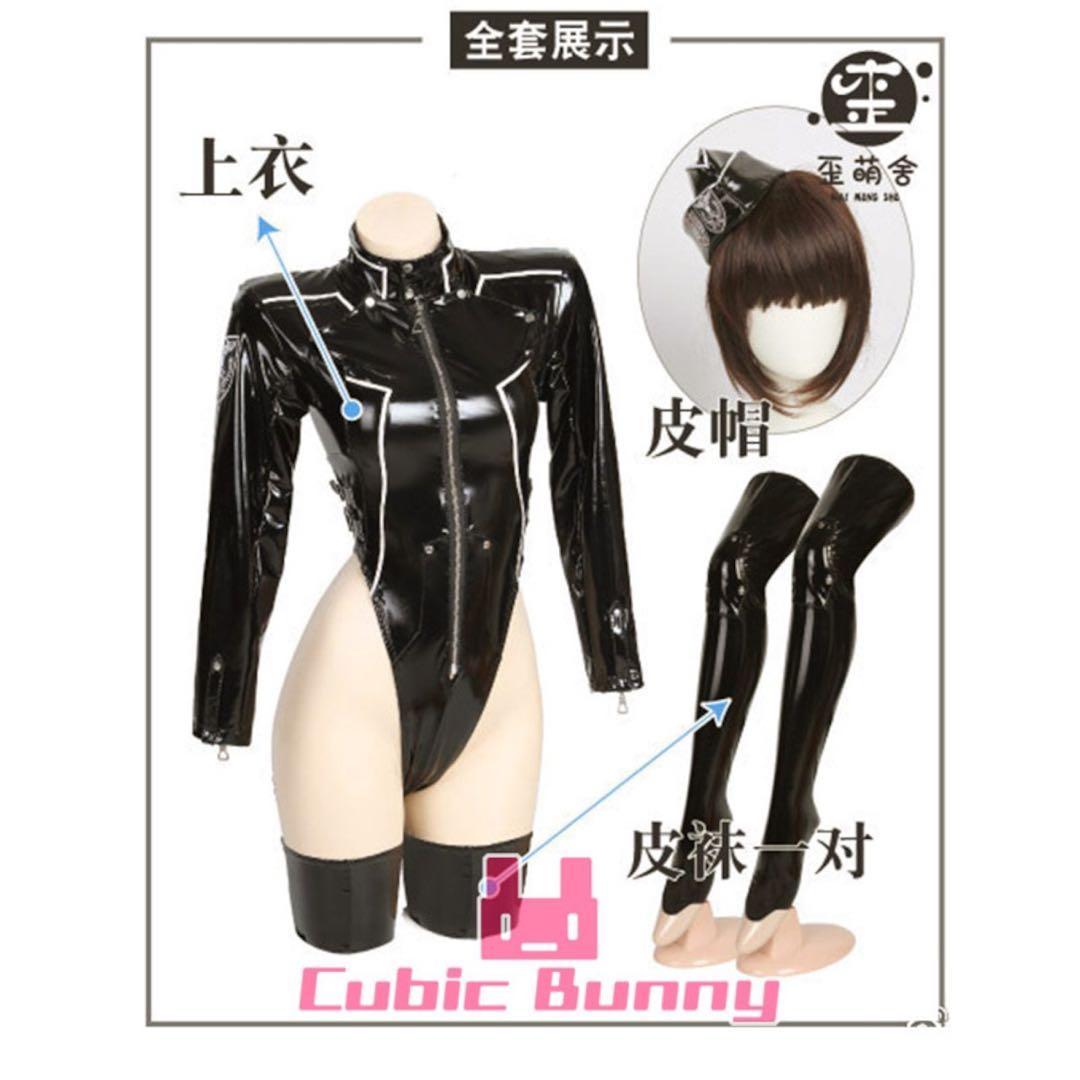 【4点SET】美品 歪萌舍 暗黒王朝 帝国通信官 コスプレ レオタード