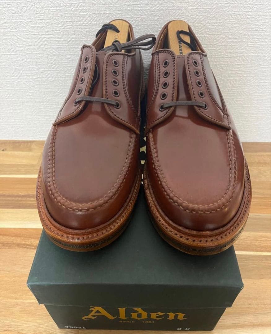 新品 激レア オールデン カラー2 コードバン レンジャーモック US8D