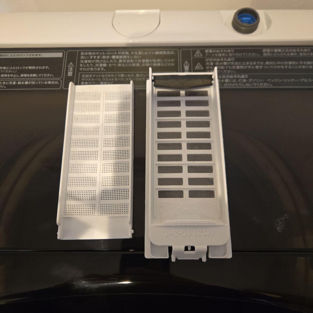 【美品・2024年製造】ELSONIC 縦型洗濯機 5.5kg ホワイト 本体