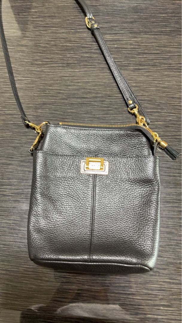 レザー ブラック ショルダーバッグ ゴールド金具 クロエ Chloe ハドソンショルダーバッグ ブラック ゴールド金具 レザー