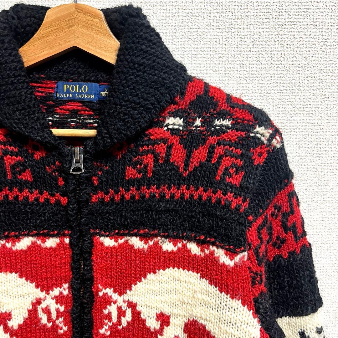 《POLO RALPH LAUREN》カウチンジップセーター カーディガン
