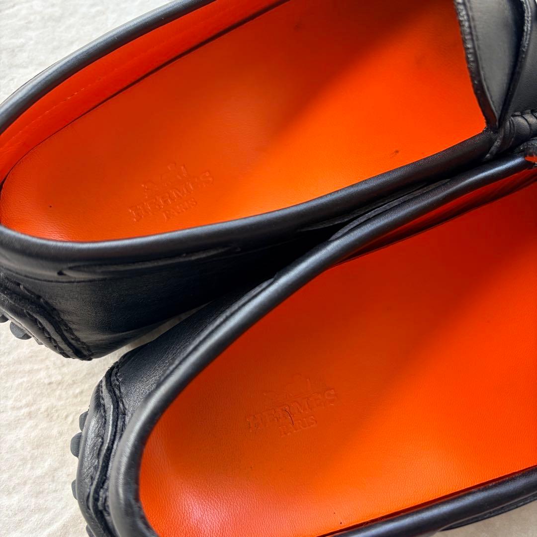 【使用感あり】Hermes エルメス モカシン 《アーヴィング》
