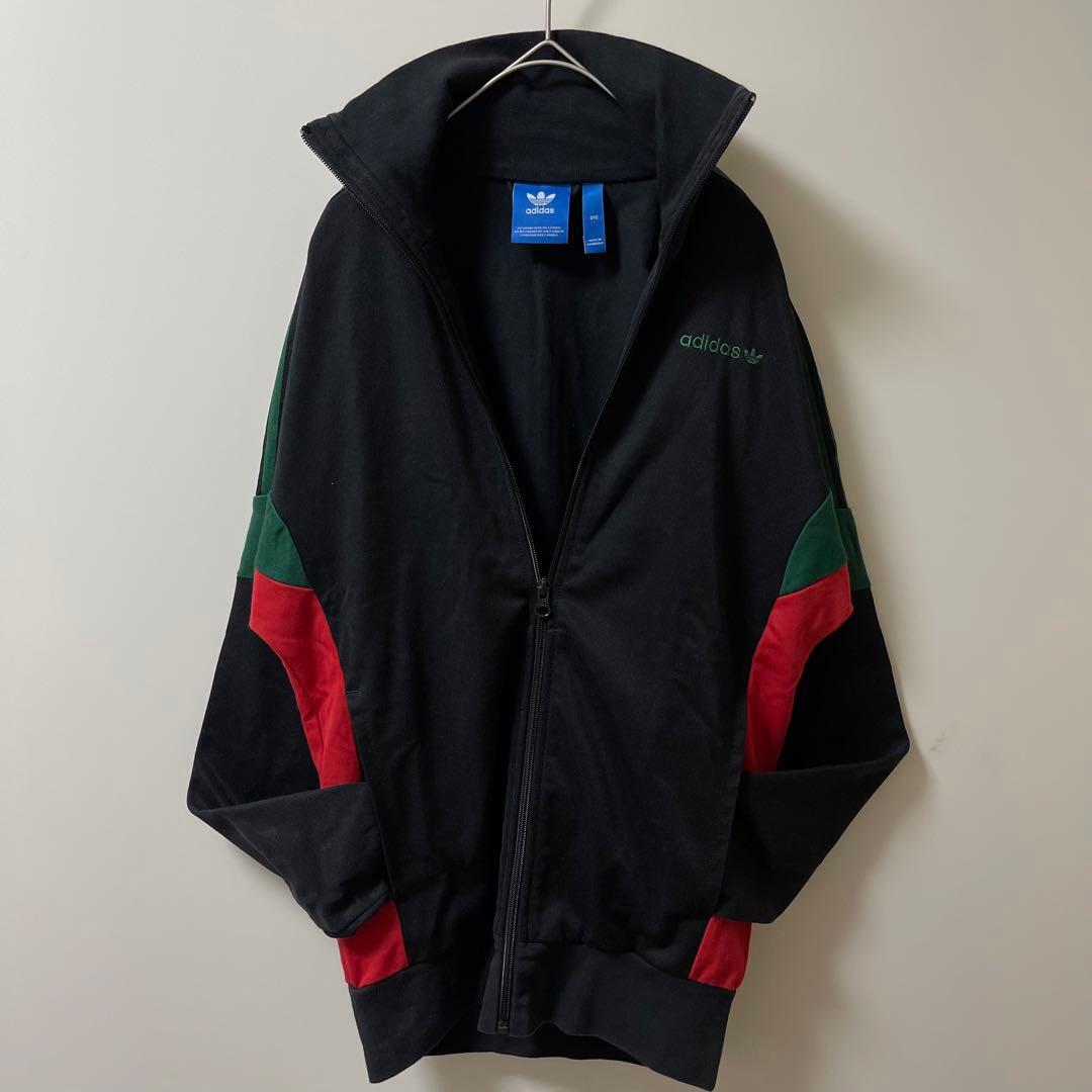 70s復刻美品】アディダス刺繍トラックジャケット古着ジャージトップ