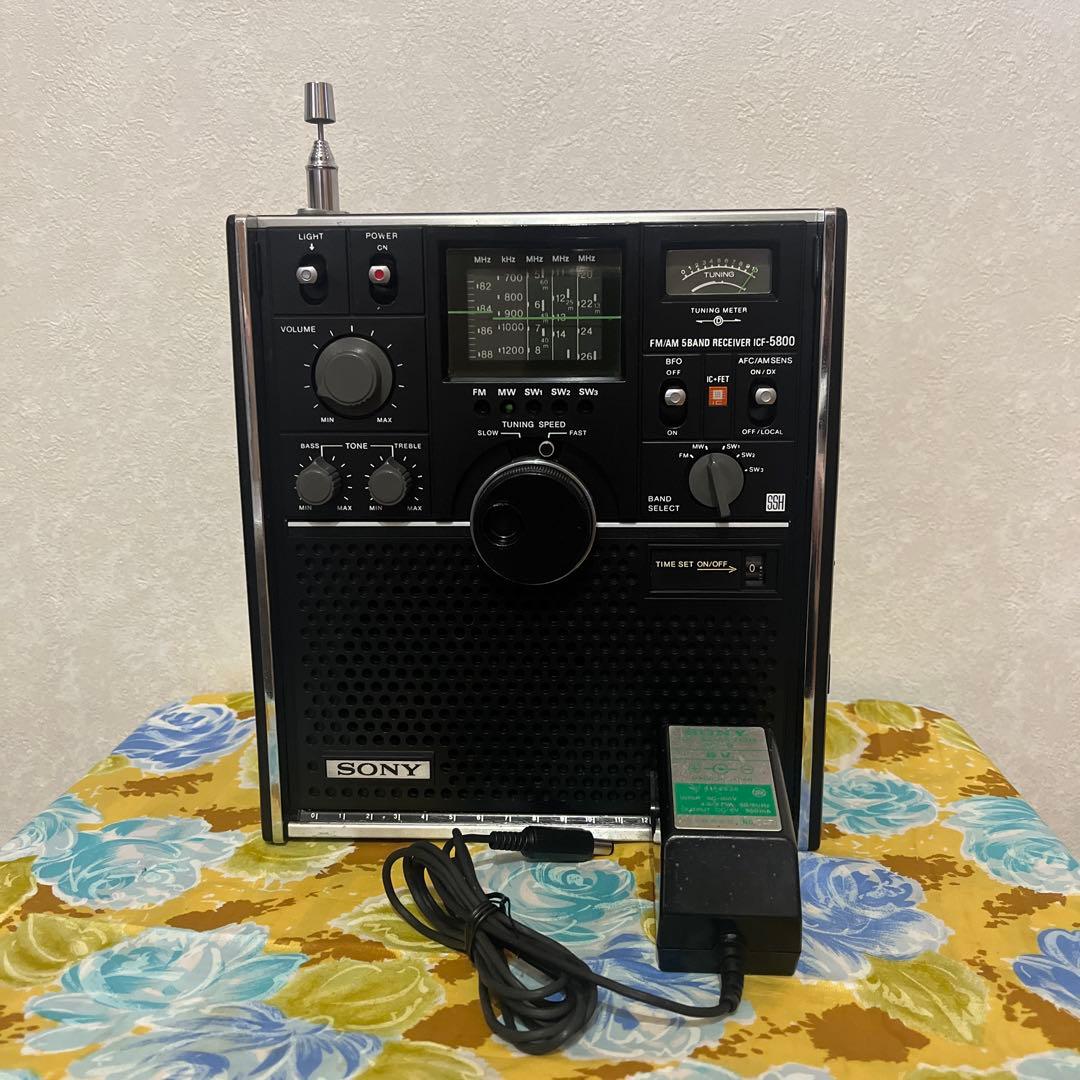 動作美品！○SONY スカイセンサ－ ICF5800 ○昭和のBCL傑作機！ - メルカリ
