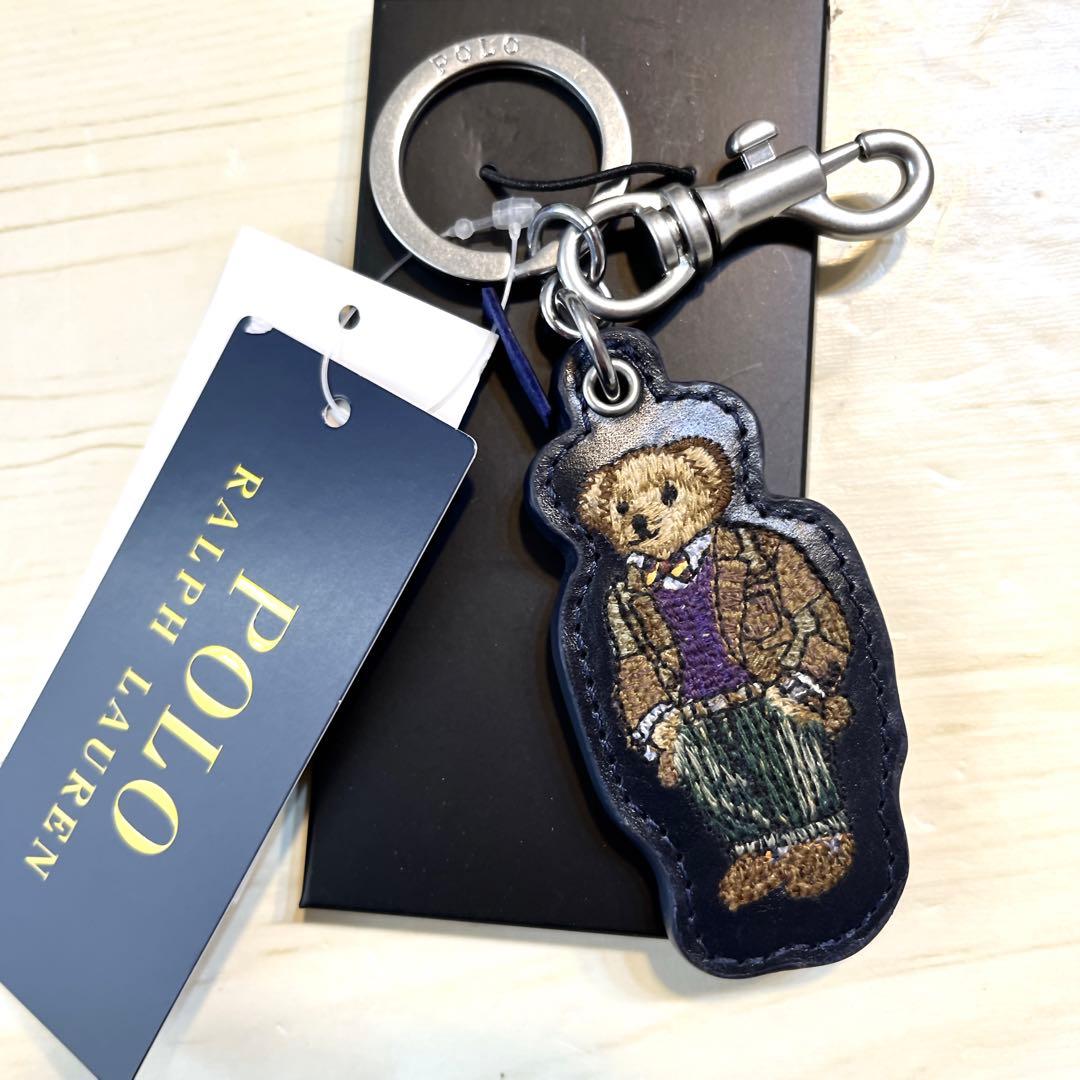ポロラルフローレン バッグチャーム 新品 ポロベアー キーホルダー