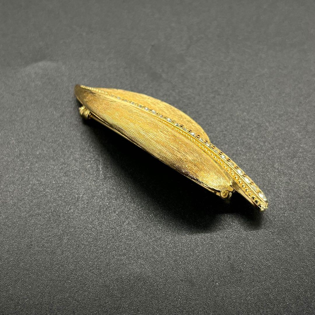 美品 4631 ChristianDior ディオール リーフモチーフ ブローチ - メルカリ