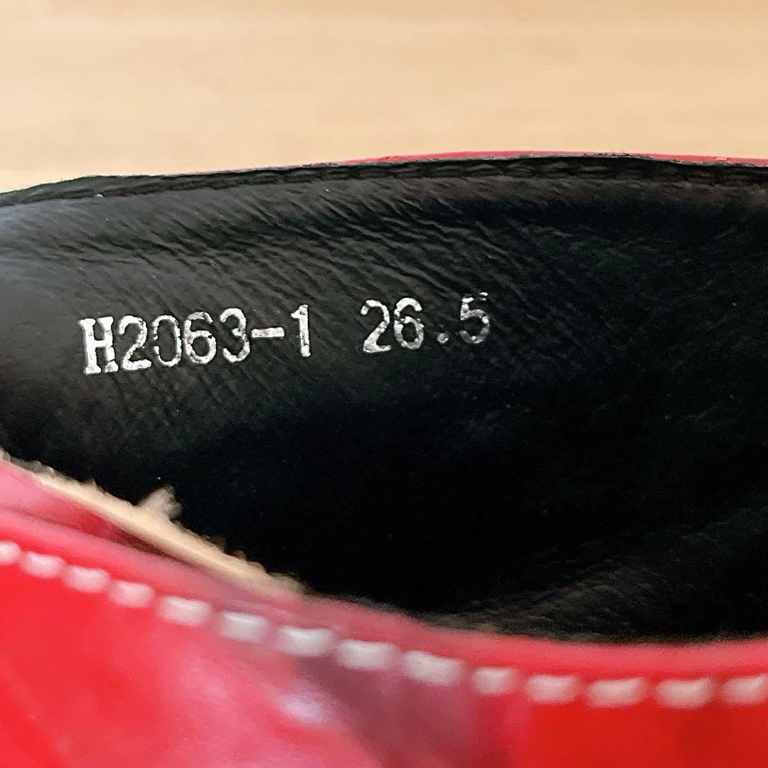 Rui Landedメンズ アンクルブーツ メタルトゥ 刺繍付き 26.5cm