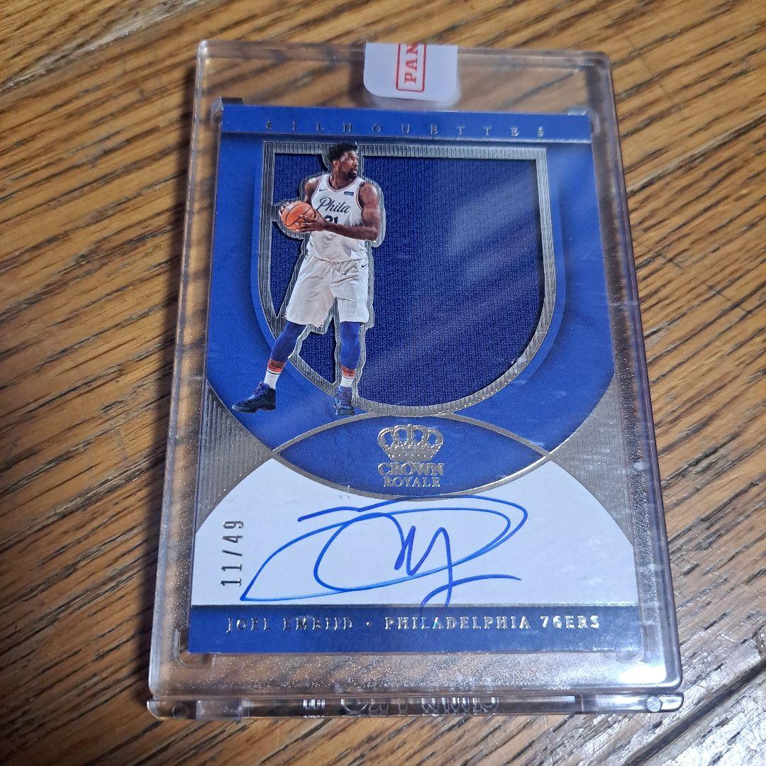 PANINI CROWNEジョエルエンビート選手の直筆サインカード 2026年最新】ジョエル・エンビードの人気アイテム - メルカリ