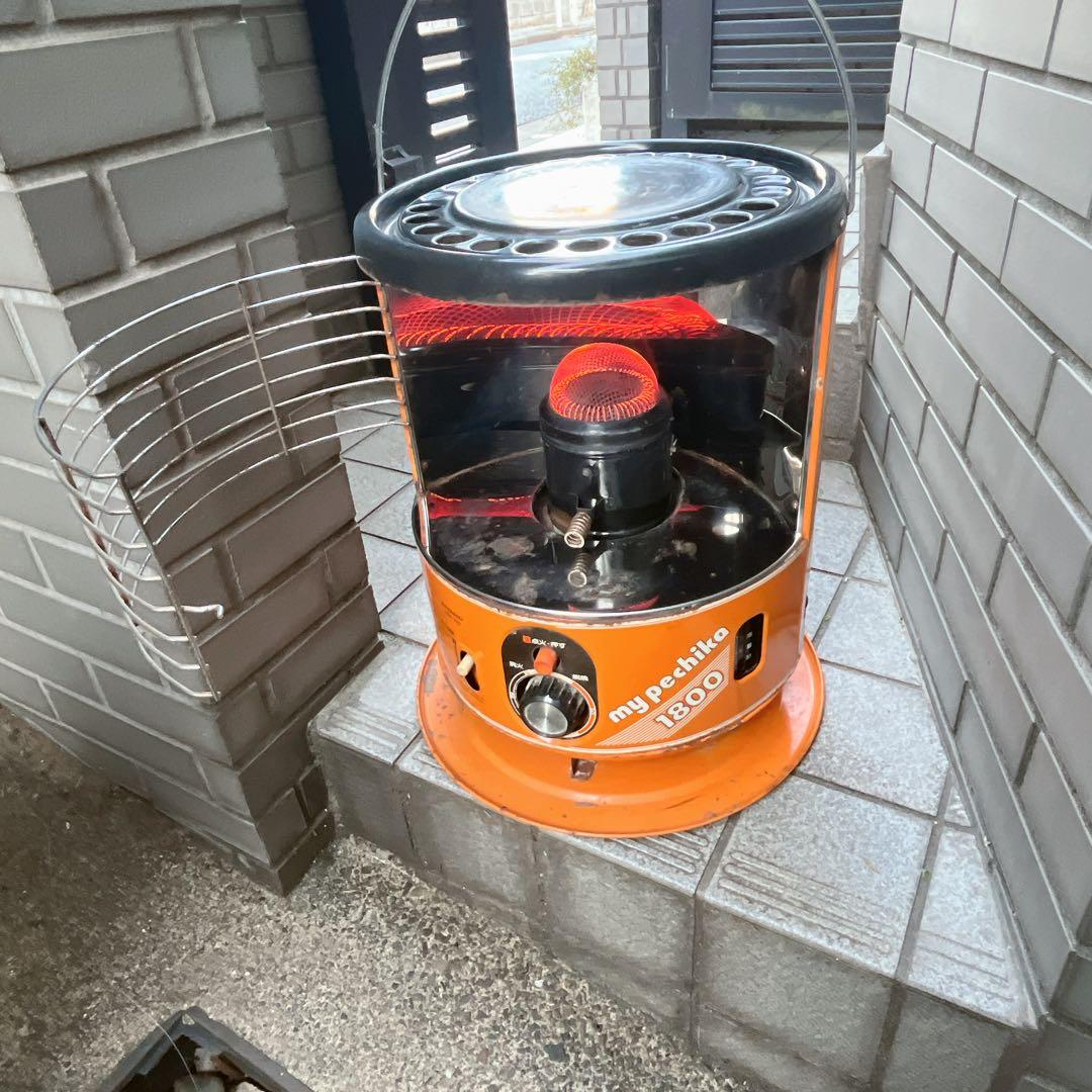 最終値下げ】SHARP myペチカ1800 オレンジ 石油ストーブ 昭和レトロ