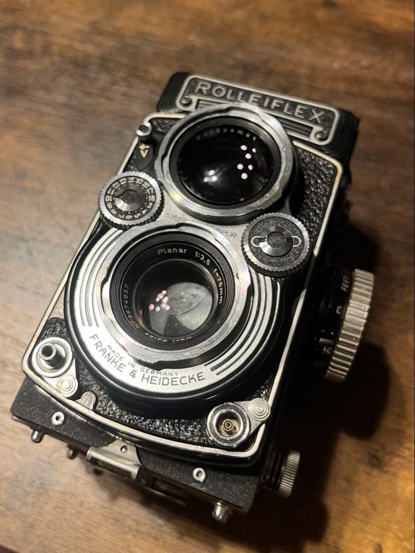 Rolleiflexローライフレックス 3.5E3二眼レフカメラ 3.5F 75