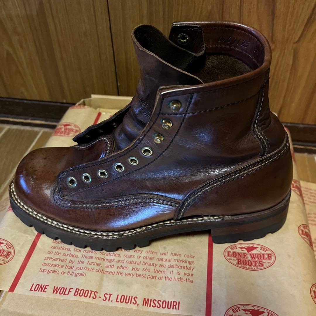 LONE WOLF BOOTSビブラムソール　\"LOGGER\"　LW00125