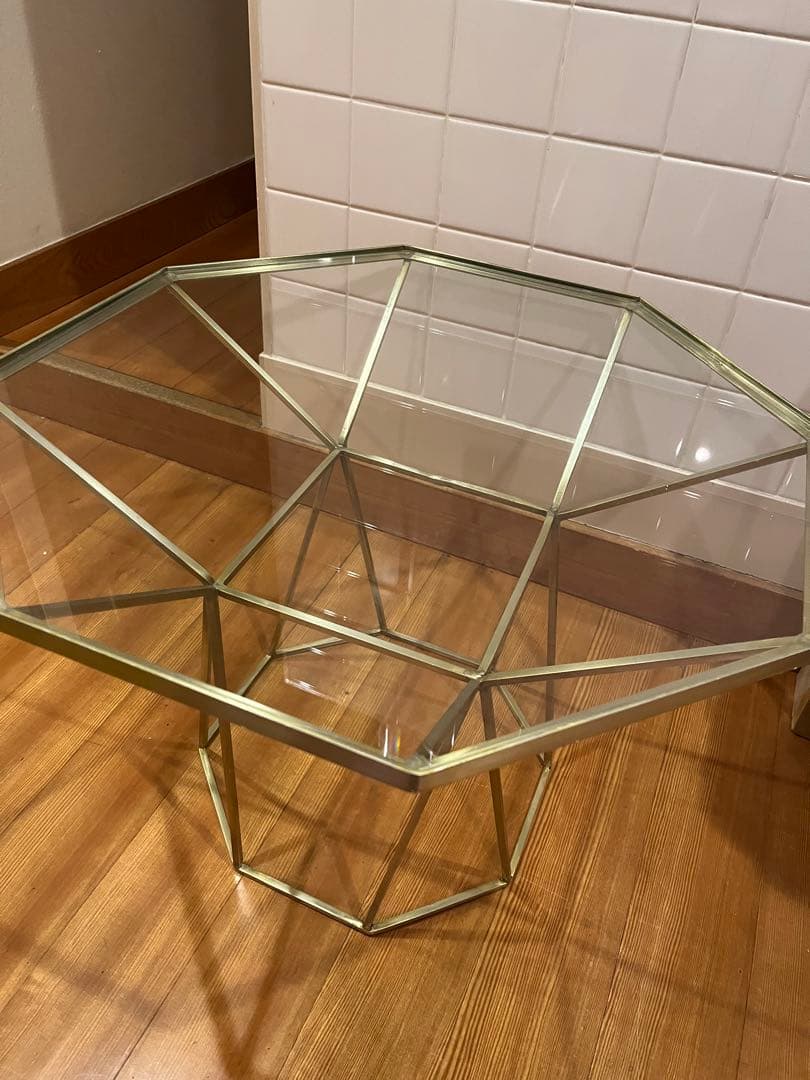 レア★ZARA  テーブル ゴールド ZARA HOME (ザラホーム) ネストテーブル ホワイト×ゴールド 2点セット