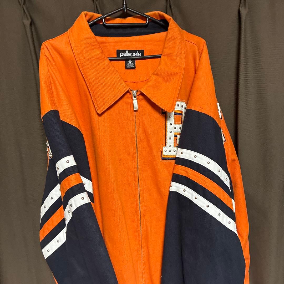 せ*ん様 PELLE PELLE スタジャン 4XL 鬼装飾 Bboy 90s - メルカリ