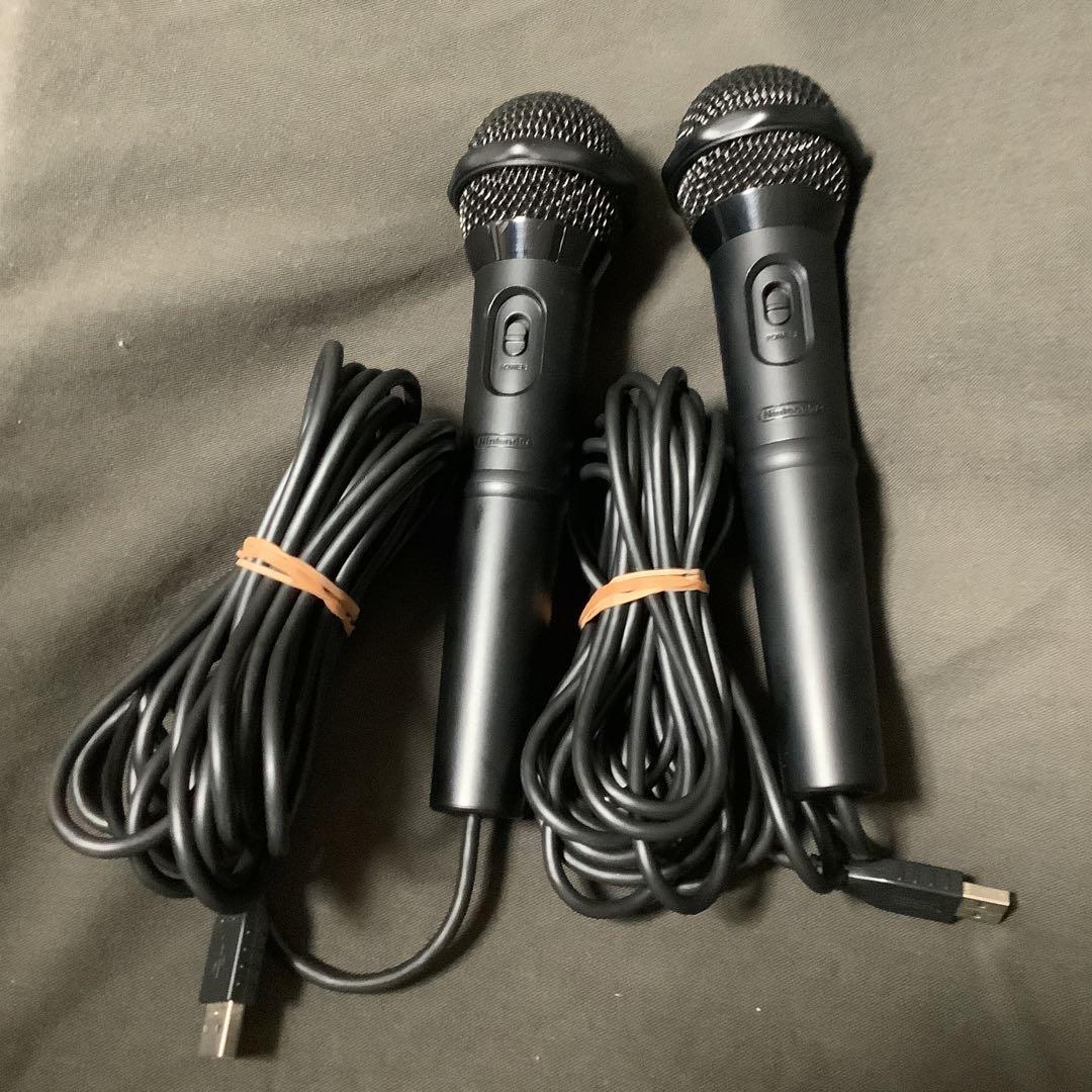 1☆任天堂 WiiU/Switch USB有線マイク2本セット WUP-021 - メルカリ