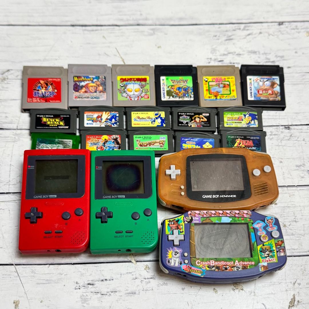 ニンテンドー ゲームボーイ ゲームボーイアドバンス 4台セット ソフト17本付 楽天市場】【ソフトプレゼント企画！】ゲームボーイ アドバンス 箱