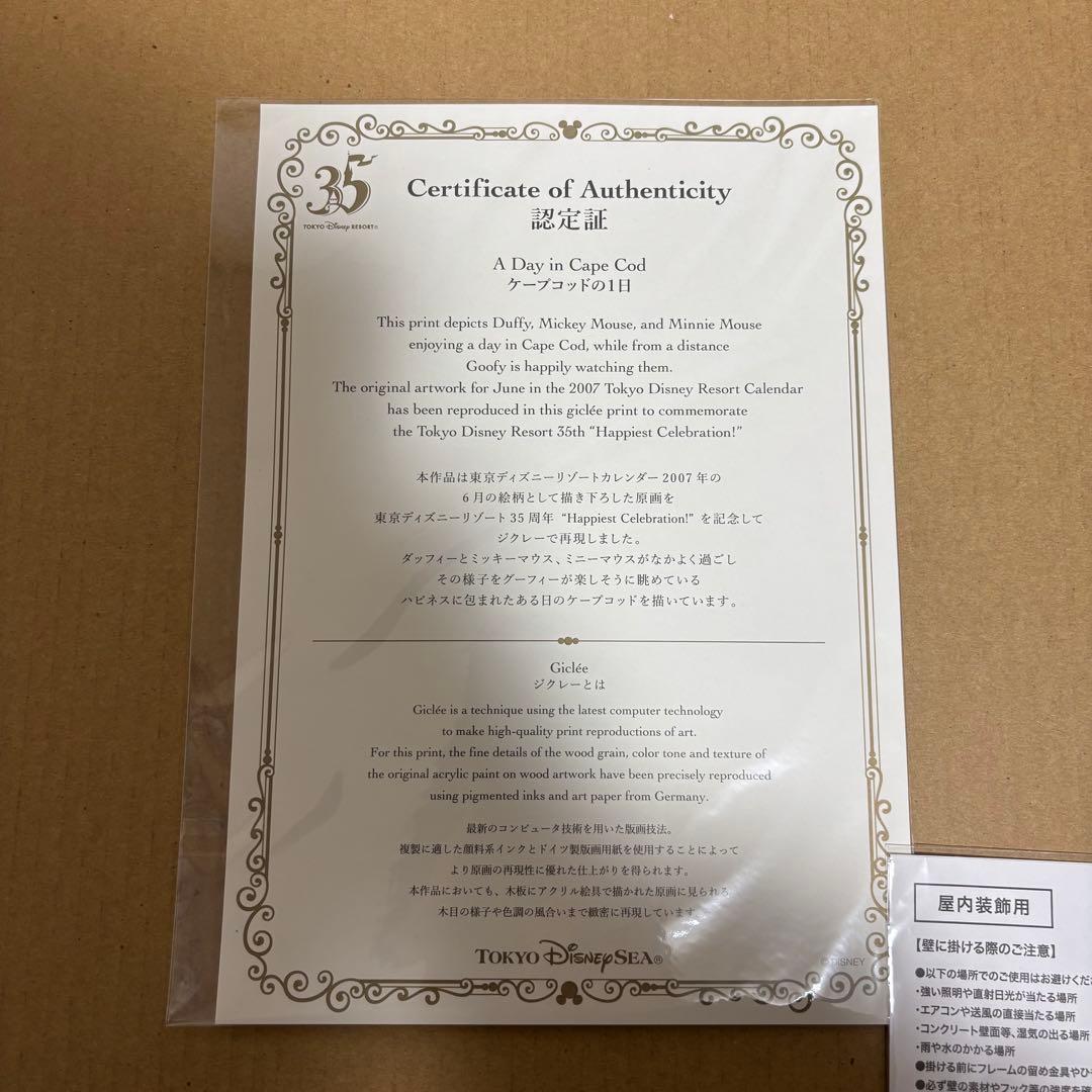 東京ディズニーリゾート 35周年 ダッフィー ケープコッドの1日