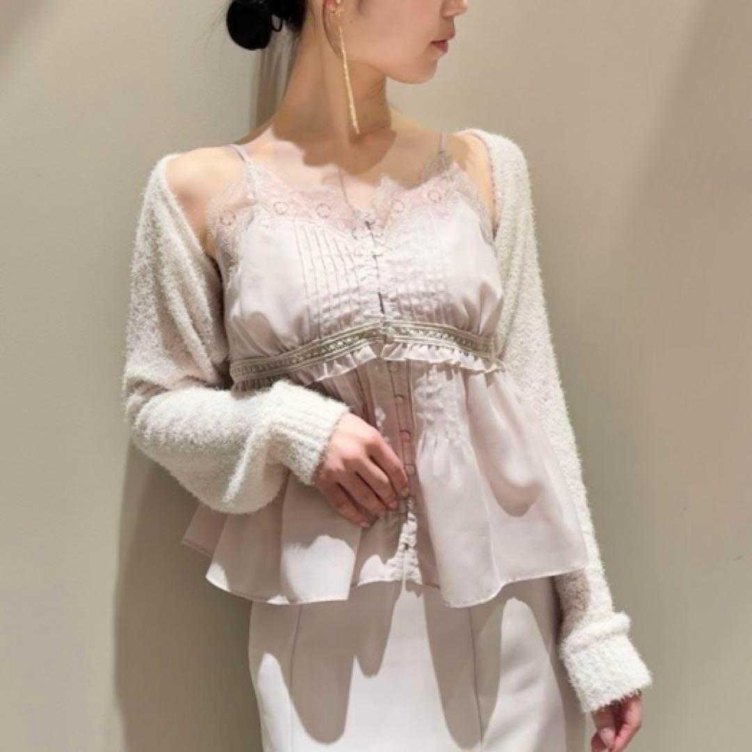 スナイデル ボレロ×レースキャミセットアップ - メルカリ