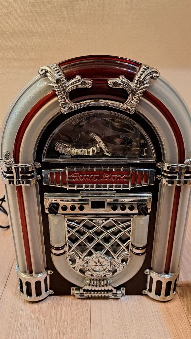 希少　ジュークボックス　CD ラジオ　レトロ 楽天市場】ジュークボックス ミュージックボックス CDプレーヤー