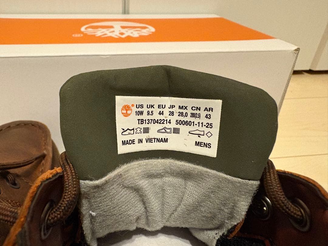 Timberland モックトゥ GORE-TEX ブラウン　28.0cm