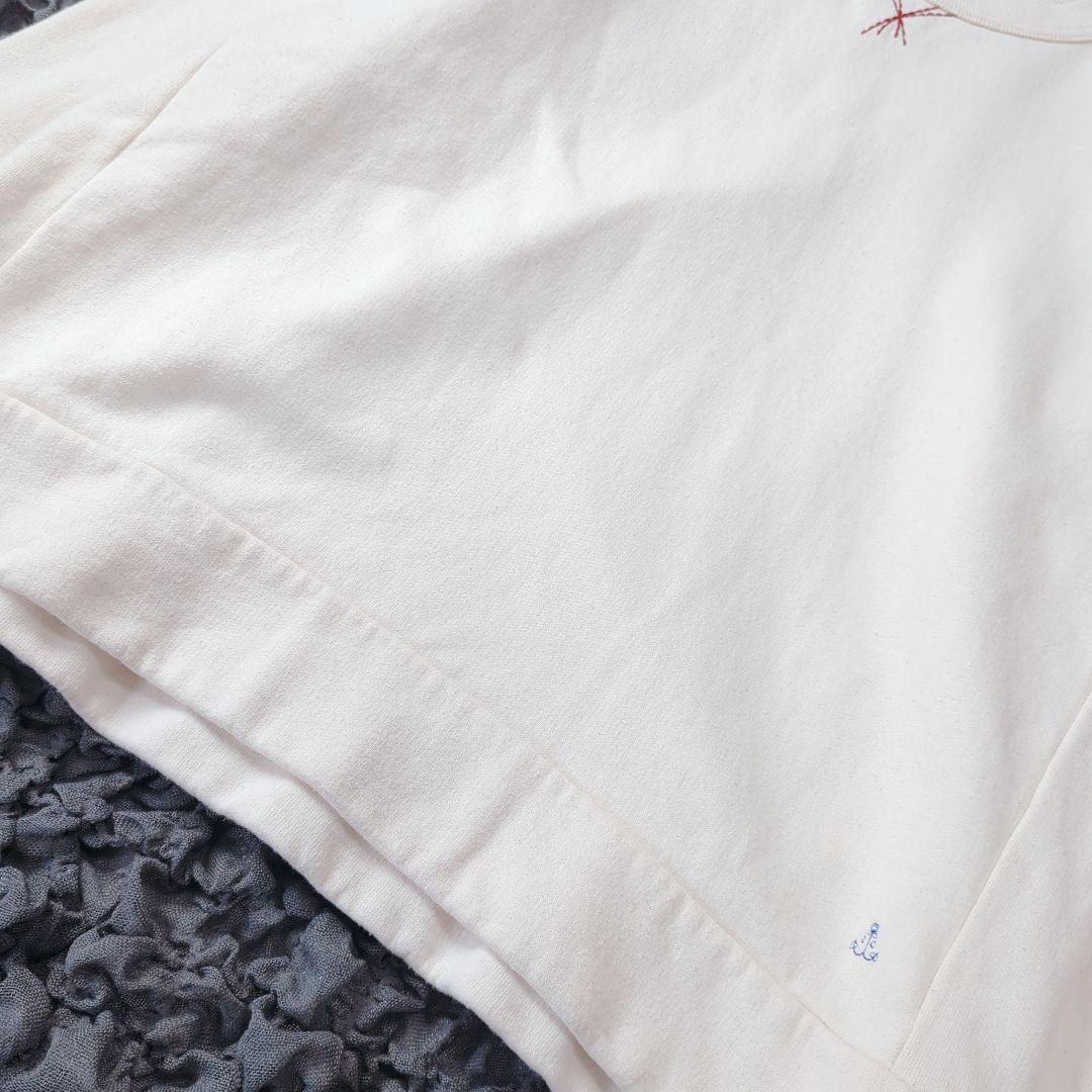 快晴堂 3飛び裏起毛 無地 Girl'sトレーナー 生成り 大きめ - メルカリ