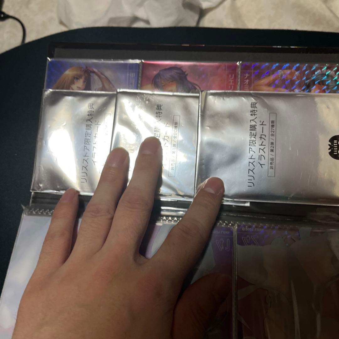 L*C様 対魔忍　イラストカード第１弾～第２弾フルコンプセット