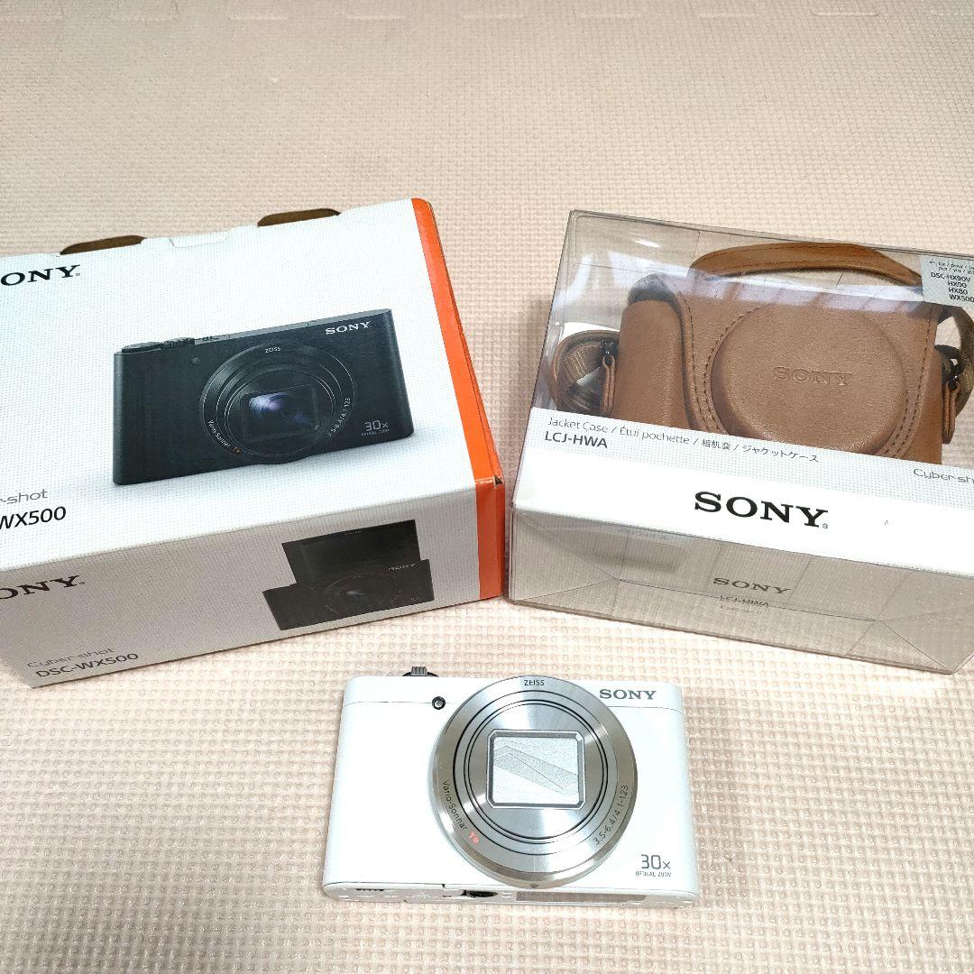 〈新品未使用〉SONY DSC-WX500 ホワイト 30倍ズームデジタルカメラ Sony digital camera Cyber-shot (Cybershot) White DSC-WX500-W