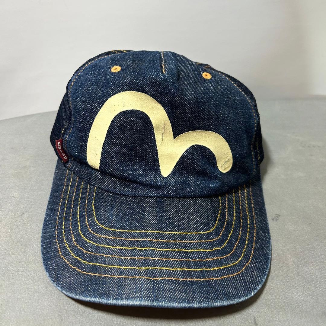 激レア！ EVISU エビス キャップ メッシュ デニム ヴィンテージ