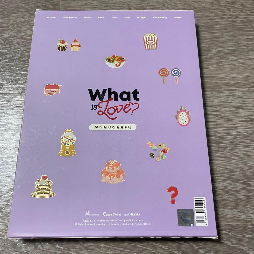 TWICE what is love monograph 写真集 トレカ無し - メルカリ