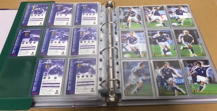 02カルビーJリーグカード日本代表234枚セミコンプセット（コンプまで2