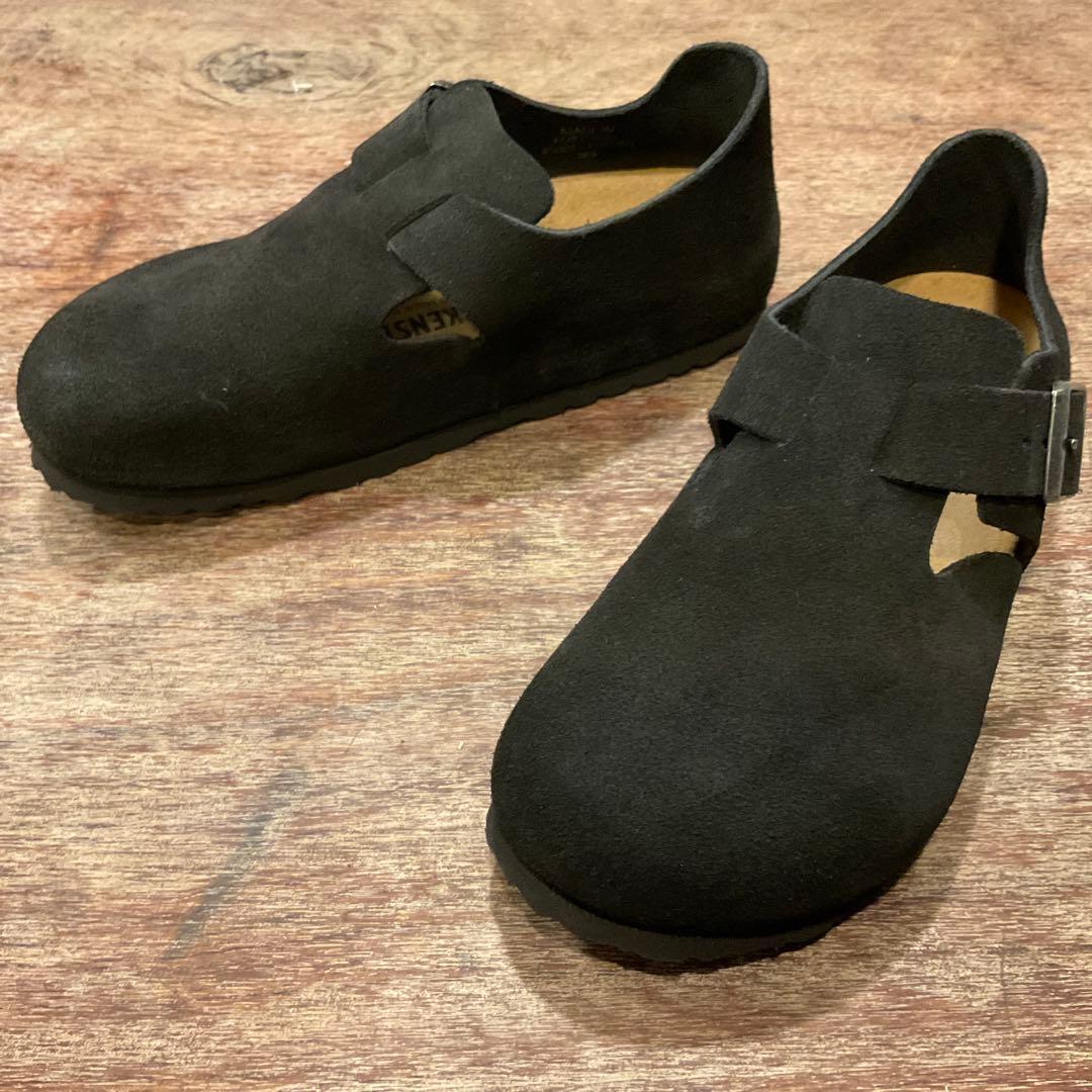 極美品！ビルケンシュトック ロンドン LONDON スエード ブラック 38 London / ロンドン」（スエードレザー、ブラック）| BIRKENSTOCK（日本）