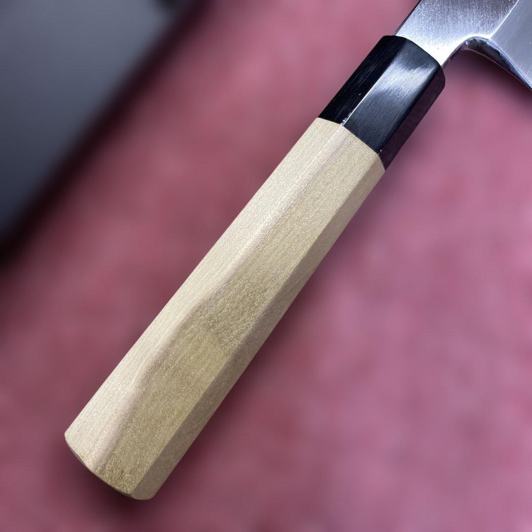 青二鋼 鎌型薄刃包丁 225㎜ 7.5寸の通販はau PAY マーケット - 輸入