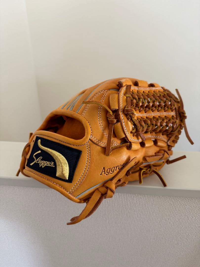 スラッガー Slugger Aggressor 軟式グローブ KSN-MS-1 楽天市場】久保田スラッガー軟式グローブ中学生 KSN-MS-1 KSオレンジ